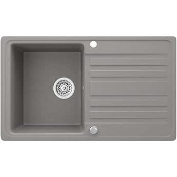 Bergstr m Sink Concrete 76.5 x 46 cm