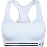  Egg n Chips London Comfort Seamless Stretch Anti-Bacterial Sports Bra Gym Running Fitness Yoga Bra Black / S