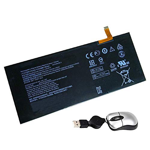 Batería L16D3P31 para Lenovo de color gris con mini ratón óptico