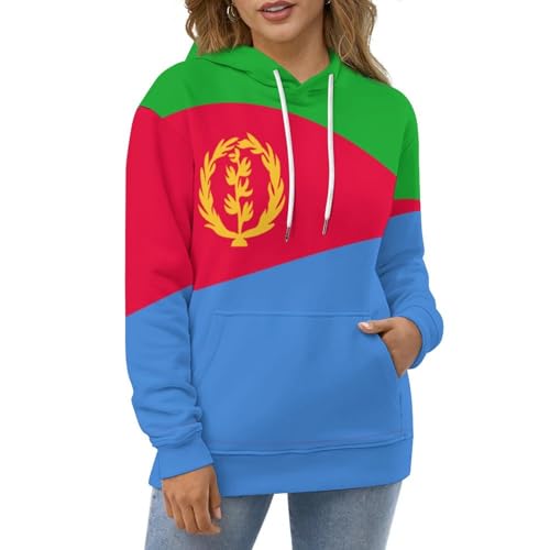 Sweat à capuche Érythrée pull symbole national cadeau idéal - 5