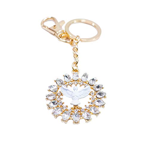 Chaveiro Espírito Santo Detalhes Transparente 3.6cm