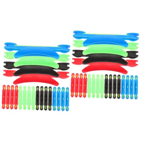HANABASS 2sets Fishing Line Winder Board Holder for Fishing Line Adjustable Accessory Lightweight Polyethylene 20pcs*2