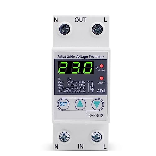 Affichage à LED vert contre la basse tension 6A 230VAC pour protéger le réseau