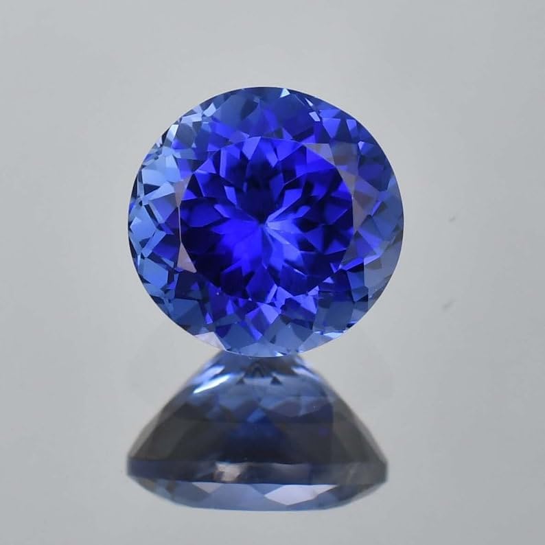 1 Pcs. Of Natural Blue Sapphire Round 19mm Faceted loose gemstone for jewelry making. (DIY, Ring, Pendant, Necklace)| GH_NAT_10386