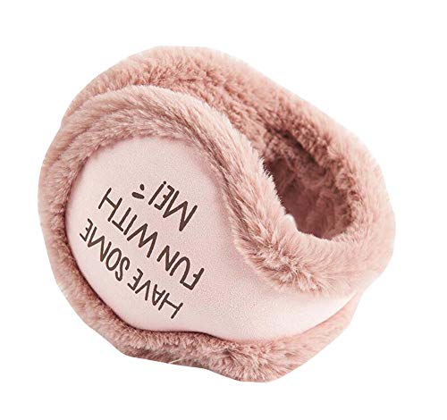 RYZGOJV Winter Outdoor Earmuff Foldable Earmuff Plush Lined Warm Earmuff C02
