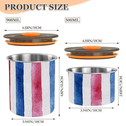 Recipiente Hermético para Café de Acero Inoxidable 30 oz miniatura 2