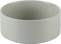 Vista 1 de Ceramic 6.1inch Non-Slip Dog Food and Water Bowl for Small & Medium Breed Dogs,Pet Bowl for Replacement, Protects Cervical Spine (Grey)