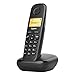 Gigaset A170 - Teléfono DECT inalámbrico - Pantalla Gráfica Iluminada - Fácil de Usar - Instalación Sencilla, Color Negro [Versión Española]