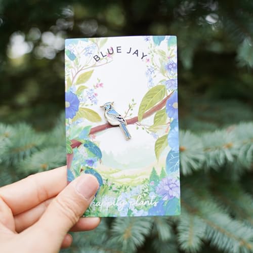 Blue Jay Enamel Pin – Hard Enamel Blue Jay Lapel Pin for Birdwatching Gift Ideas | Nature Inspired Bird Lover Jewelry Accessory | Unique Collectible Wildlife Pins and Ornithology Gifts3