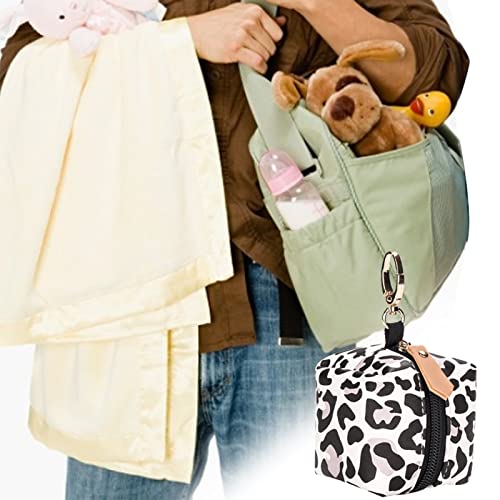 Porta-chupeta elegante,Bolsa de chupeta de bebê com clipe - Estojo de chupeta com alça de pressão an