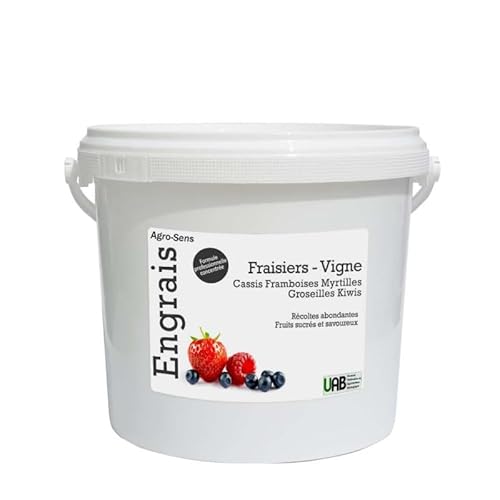 Agro Sens Engrais fraisiers, Vigne, Petits Fruits Seau 4 kg