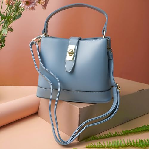 Image of ADISA Women's Girls Bucket Cross Body Bag with Sling (SL5139)