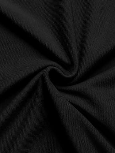 Image of Missufe Women's Sleeveless Racerback Flared Casual Plain Tank Dress