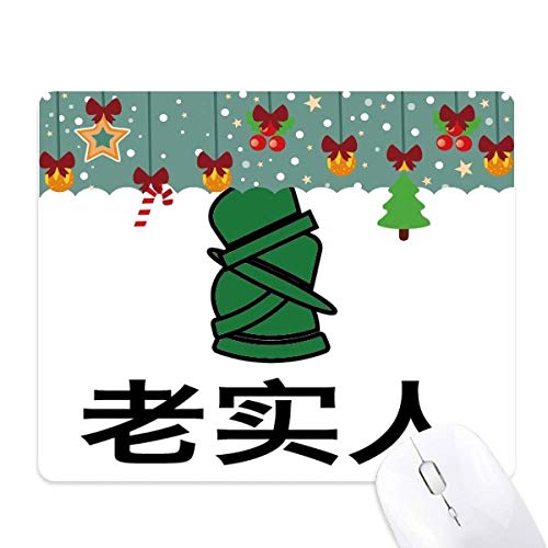 Tapis de souris de jeu de bureau antidérapant humour