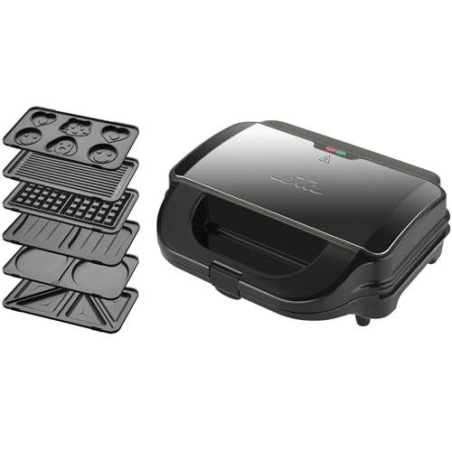 ETA Sandwichmaker 6 in 1 I Sorento Plus I Antihaftbeschichtung...