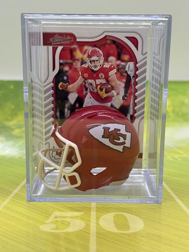 Kansas City Chiefs NFL Helmet Shadowbox w/Travis Kelce card