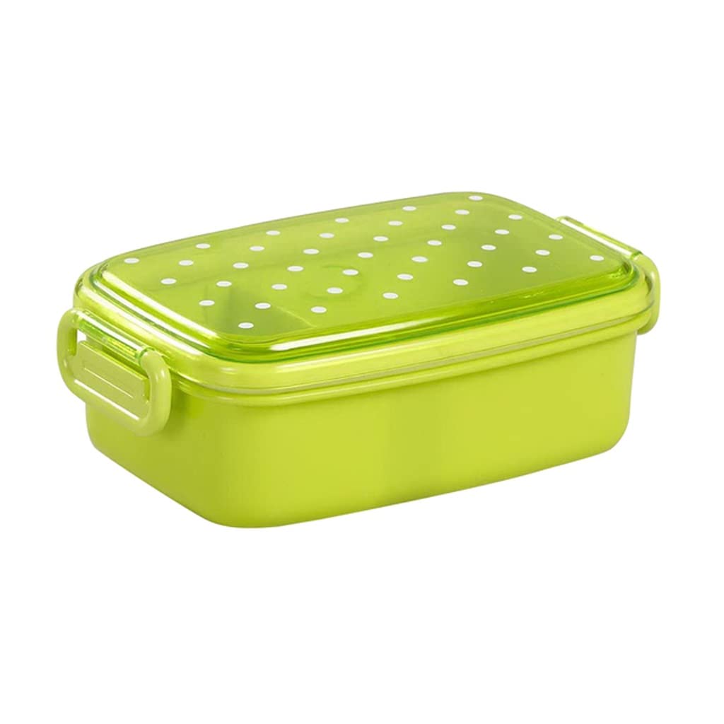480ml przenośne jednowarstwowe pudełko na drugie śniadanie plastikowe pudełko na lunch do przechowywania w kształcie kropek pudełko Bento pojemnik na jedzenie pojemnik do przechowywania żywności