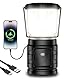 LED Campinglampe Aufladbar 8000mAh, Ultra Hell 1000 LM Camping Laterne mit LED-Leistungsanzeige, 4 Lichtmodi & IP65 Wasserdichte, USB C Aufladbar, für Camping, Wandern, Angeln, SOS, Ausfälle