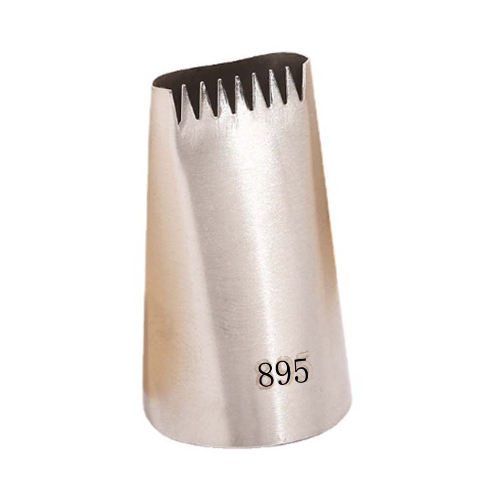 Reland Sun Rose 1Pc 304 Stainless Steel Piping Tip Cake Piping Snow Top Cream Cake Topping Cookie Baking Tool (895)