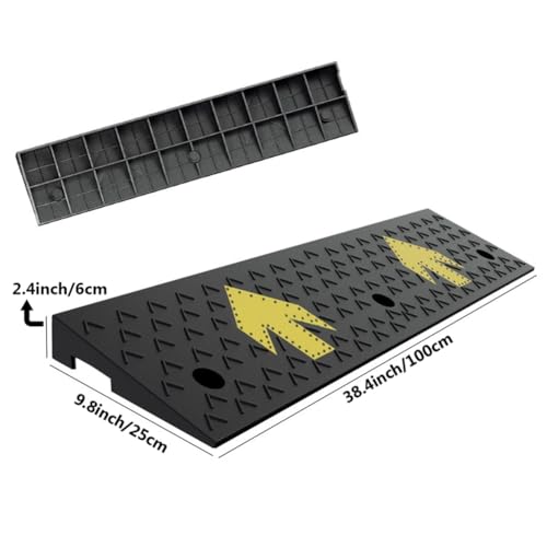 Rampa antideslizante para bordillo 100x25x6 cm carga 5 Ton miniatura 4