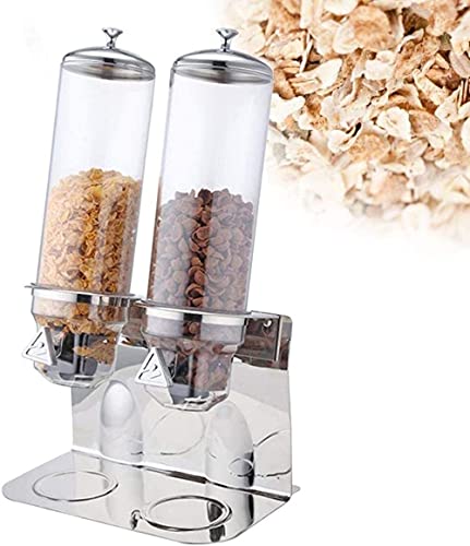 Practical Household Kitchen Accessories 4L X2 Triple Head Cereal Dispener Dry Food Dispenser Stainless Steel Base, Lsxysp #TOP3
