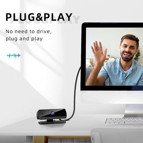 Lipzie 1080P USB Webcam with Microphone - Image 4