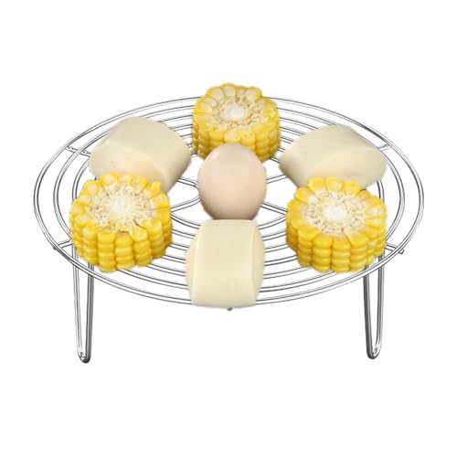 Estante para cocinar al vapor, soporte multifuncional de acero inoxidable, herramientas de cocina, estantes lavables para cocinar alimentos para ollas a presión, moldes para pasteles