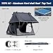 Arctwonder Rooftop Tent Hard Shell with Winter Thermal Layer,Solar Panel Roof top Tent Hardshell Suitable for Jeep SUV Truck Van,Camping Car 2 Person