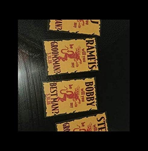 Miniatura 4 de Set of Happy Birthday Fireball Labels Brewed For Happy Birthday Stickers - Any Size - Party Celebration Any Age Peel and Stick