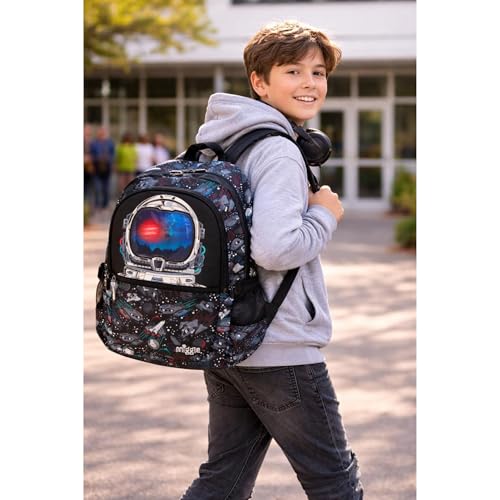 Image of School Backpack for Kids, Adjustable Padded Straps, SMIGGLE Bags for Stylish Durable Backpack Shoulder School Bags for Birthday Gift for children Tuition Bag