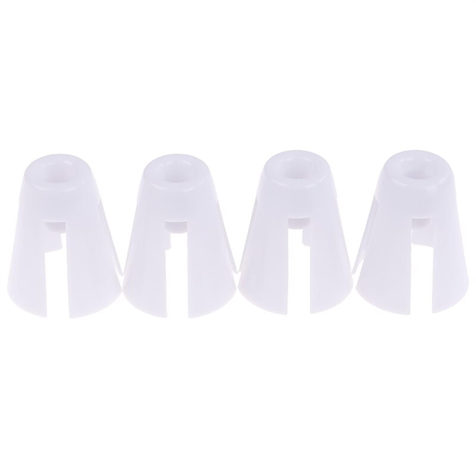 4pcs/Set Thread Spool Cone Holder Overlocker Serger Sewing Durable Plastic White Sewing Accessories 3.2cm X 3.8cm