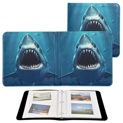 Álbum de Fotos Autoadhesivo DIY, Álbum de Recortes con Anillas de 3 Argollas, Libro de Fotos de 40 Páginas para Fotos de 8x10 pulgadas miniatura 2