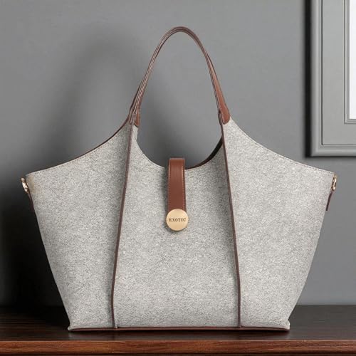 Image of EXOTIC Metropolitan Elegance Signature Canvas Tote top Handle Handbag | For Office | For Work | Laptop Bag | Gift Bag