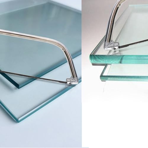 Handsäge Bügelsäge Set Multifunktions Universal Metallsäge HSS Stahl Sägeblätter mit Wechselklingen Mini Hand-Sägen Holzbearbeitung Werkzeug verwendbar als Laubsäge, Stichsäge,Astsäge, Handsäge