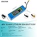 Varstrom 48V 10.4Ah Lithium-Ion Battery - Universal Power Pack for Ele-c-tric Bike, Scooter, Motorcycle, Tricycle, Compatible with 0-1200W Motor, 1000W 750W 500W 250W E-b-ike Conversion Kit