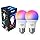 Kit 2 Lampadas Led Smart Inteligente Wi-fi 2.4 GHz Alexa google 10w RGB E27 110v/220v Cod: 290028177-2 Neo Avant