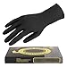 20 Counts Hair Dye Gloves, Segbeauty Black Reusable Rubber Gloves, Professional Hair Coloring Accessories for Hair Salon Hair Dyeing