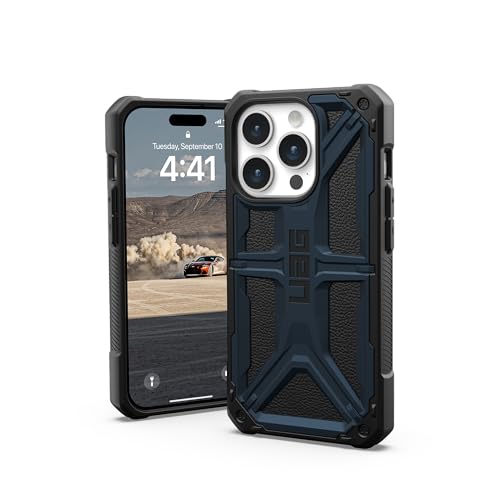 Coque de protection robuste iPhone 15 Pro UAG contre les bris d'écran accidentels