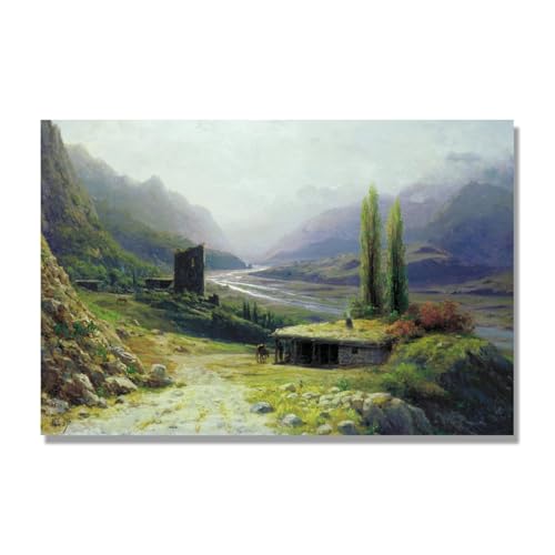Tableau sur toile paysage marin pour habiller un mur vide avec une œuvre d'art 50x75cm