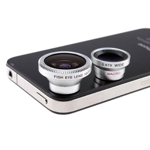 XCSOURCE Set 3 in 1: obiettivi grandangolo + Macro...