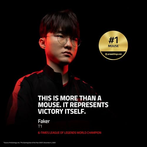 Image of Razer Viper V3 Pro Wireless Esports Gaming Mouse: Symmetrical - 54g Lightweight - 8K Polling - 35K DPI Optical Sensor - Gen3 Optical Switches - 8 Programmable Controls - 95 Hr Battery - Faker Edition