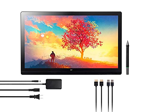 Image of Monoprice Creator 22 Graphic Pen Display - 21.5in, USB‑C, FHD, IPS, 8192 Pressure Levels, 5080 LPI, 266 RPS, Battery‑Free Wireless Pen, Support Mac OS X /Windows Black