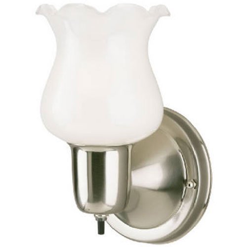 Westinghouse Lighting 66654 Corp 4-1/2-Inch Wall Bracket, Nickel , Red