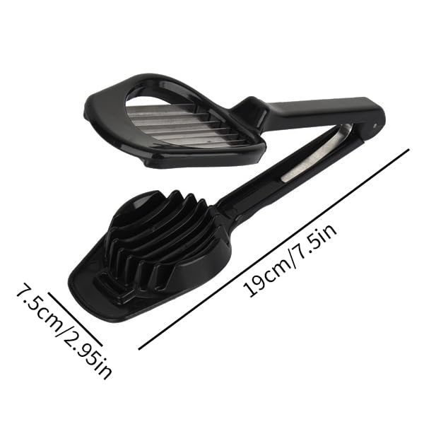 Coupe-œufs multifonction en acier inoxydable pour tranches nettes - 4