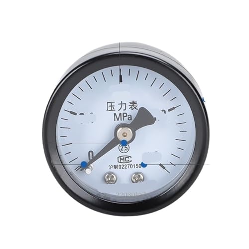Manómetro radial Y40 de 0 a 0.6 MPa con conexión inferior para control de presión