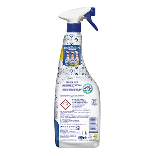 ACE Sgrassatore Spray Profumo di Marsiglia – Sgrassatore Universale per Superfici Casa e Cucina, Rimuove Grasso Ostinato e Sporco, Formula Zero Aloni con Profumo di Marsiglia, 8 spray da 600mL - Immagine 2