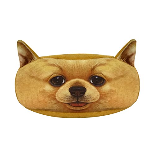 Image of Wrapables Dog Face Zippered Pencil Case (Set of 2), Chihuahua & Bulldog