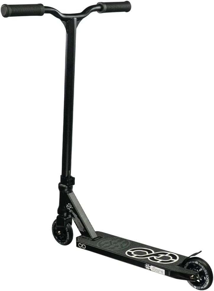 Crazy Skates Stunt Series Kick Scooter - Fun Trick Scooters for The Street and Skate Park - Choose from The Revel, Flare or Fly Scooters - Flare Scooter - Black
