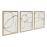Photo Gallery kate and laurel teju reval of snazzyhues, set di 3 pezzi da parete in tela testurizzata con cornice e cerchi danzanti, set da 3 pezzi, 45 x 61 cm, oro, moderno, neutro, astratto, set di decorazioni Photo Gallery kate and laurel teju reval of snazzyhues, set di 3 pezzi da parete in tela testurizzata con cornice e cerchi danzanti, set da 3 pezzi, 45 x 61 cm, oro, moderno, neutro, astratto, set di decorazioni