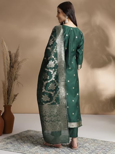 Image of arriva fab Women's Embroidery Kurta Set With Duppata